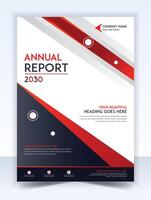Annual report brochure flyer design template, presentation, book cover, layout in A4 size. vector