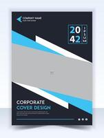 Annual report brochure flyer design template, presentation, book cover, layout in A4 size. vector