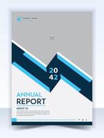 Annual report brochure flyer design template, presentation, book cover, layout in A4 size. vector
