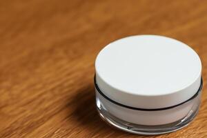 The beautiful photo captures the elegance of good cosmetic packaging for cream containers, highlighting future cosmetic innovations with sleek, modern designs
