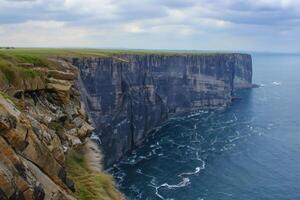 Exploring the Beauty of Majestic Cliffs, Nature's Impressive Coastal Formations photo