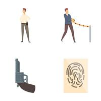 Set of security and identification icons vector