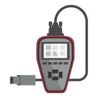 graphic of a digital multimeter, an essential tool for electronic testing and diagnostics vector