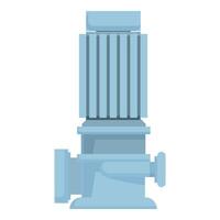 Flat design icon of a blue camera lens vector