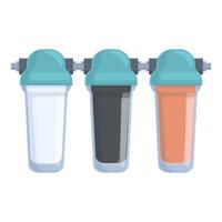 Trio of colorful smoothie cups illustration vector