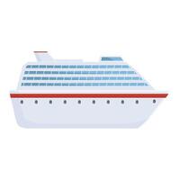 moderno crucero Embarcacion ilustración vector