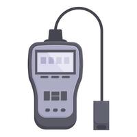 Digital handheld multimeter illustration vector