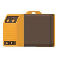 Isolated image of a cartoonstyle portable power generator vector