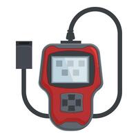 Digital handheld obd2 car diagnostic scanner tool vector