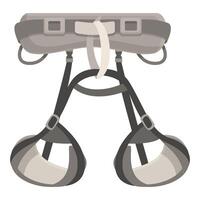 graphic of a secure and durable climbing harness for sport or industrial use vector