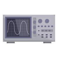 moderno digital osciloscopio ilustración vector