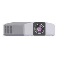 Modern digital projector isolated on white vector