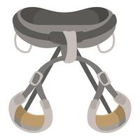 Climbing harness isolated on white background vector