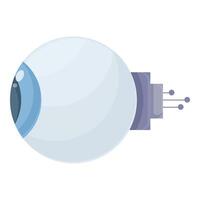 Flat design of a cartoon satellite with a metallic body and blue details vector