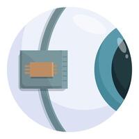 Technology concept, computer chip and earth globe vector