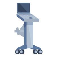 Mobile computer workstation illustration vector