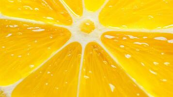 Lemon slices texture background. Citrus background. photo