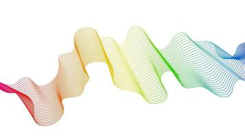 Abstract backdrop with wave gradient lines vector