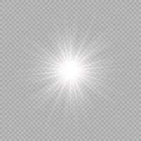 Light effect of lens flares vector