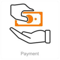 Payment Method and money icon concept vector