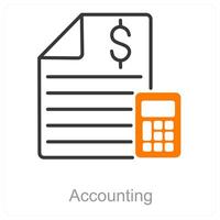 Accounting and finance icon concept vector