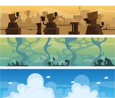 2d Game ui Background vector