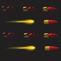 Cartoon Game Objects. A 2D game art object design for any type of game. Its fully customizable. vector
