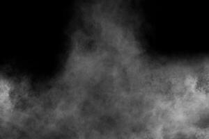 How to Capture Dynamic White Powder Explosion on Black Background, Freeze Frame Photography Technique photo
