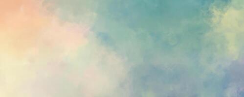 Vibrant Watercolor Texture Background with Splashes photo