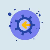 System flat illustration. Configuration signs illustration. vector