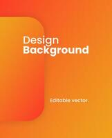 Simple colorful gradient background. Social media template illustration. vector