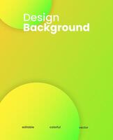 Simple colorful gradient background. Social media template illustration. vector