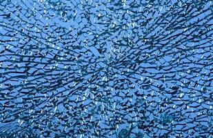 High-Resolution Close-up of Shattered Glass Surface, Abstract Background Texture photo