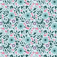 Elegant decorative floral pattern design. Colorful floral pattern suitable for background, texture, fabric, wrapping, textile, clothing, print or others. vector