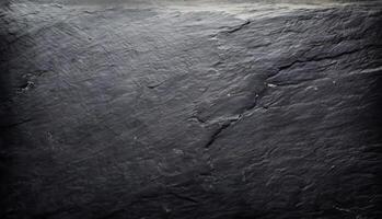 High-Resolution Black Slate Texture Background for Design Projects photo