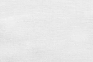 Linen Canvas Texture, Clean White Fabric Background photo
