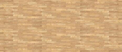Top View of Light Wood Parquet Floor, Texture and Background photo