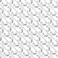 Floral botanical texture pattern with flowers and leaves. Seamless pattern can be used for wallpaper, pattern fills, web page background, surface textures. vector