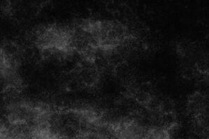 Monochrome Dust Overlay, Abstract Grunge Texture with Particle Effect, Isolated on Black Background photo