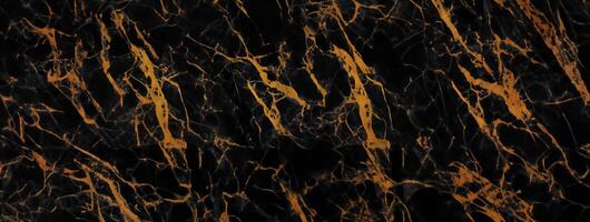 Black and Gold Marble Texture for Background or Decorative Tiles photo