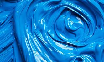 Cerulean Pigment Surface, Abstract Background Texture in Blue Paint photo