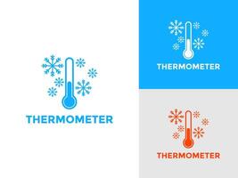 Thermometer logo concept icon set isolated, For web design element, website, app materials vector