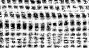 Abstract Halftone Illustration, Distressed Weaving Fabric Texture with Grunge Background - Black Overlay on White photo