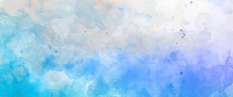 Vibrant Abstract Watercolor Gradient Painting on Canvas photo