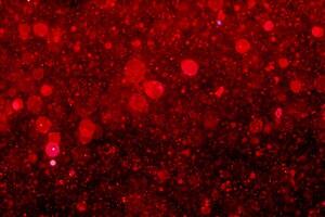 Exquisite Retro Illumination, Red Glittering Vintage Lights photo