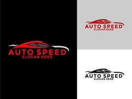 auto coche logo . auto garaje coche logo diseño, velocidad carreras coche logo modelo vector