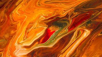 Vibrant Acrylic Pour Creates Abstract Liquid Marble Surface Design photo
