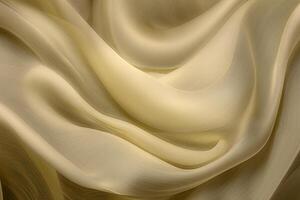 Beige Fabric Texture, Background Pattern in Neutral Tone photo