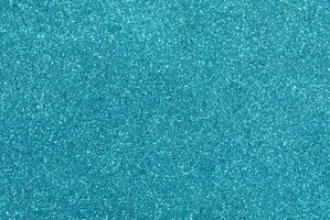Cyan Glitter Texture, Abstract Background photo