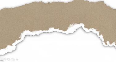 Minimalist Design Concept, Torn Paper Borders for Creative Composition photo